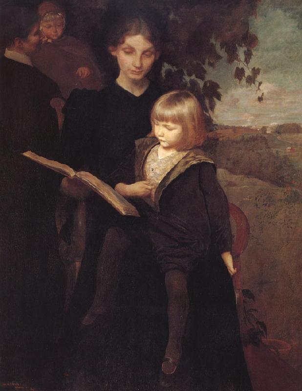 Mother and child, George de Forest Brush
